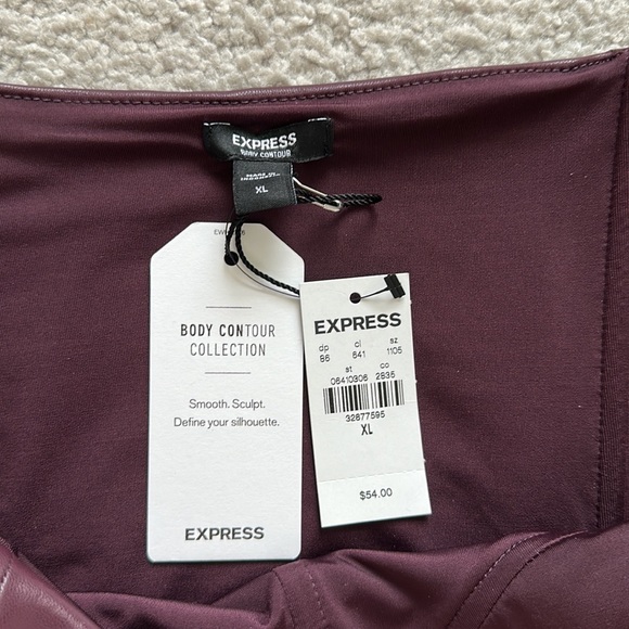 Express faux leather crop top - Picture 5 of 5